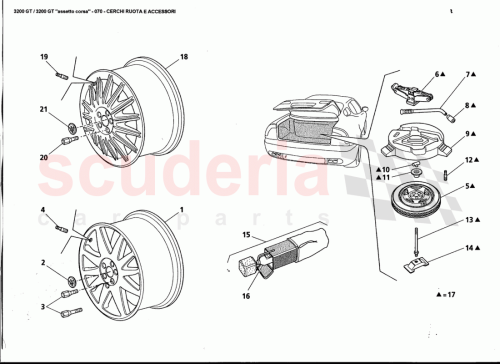 Part Diagram for Maserati 791062010