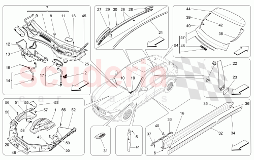 Part Diagram for Maserati 673005998