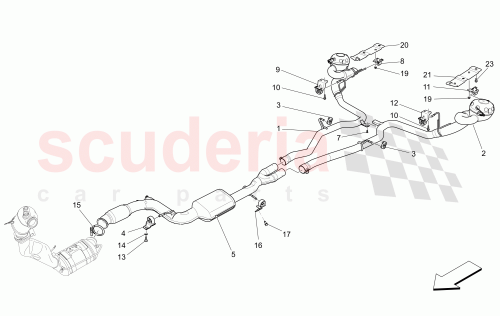 Part Diagram for Maserati 670039690