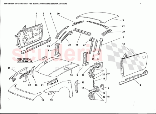Part Diagram for Maserati 82489367