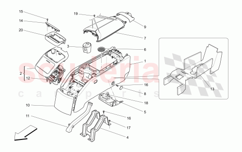 Part Diagram for Maserati 670018581