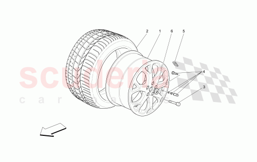 Part Diagram for Maserati 232692