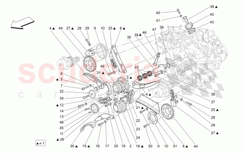 Part Diagram for Maserati 175303