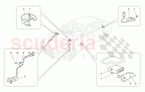 Part Diagram for Maserati 264472