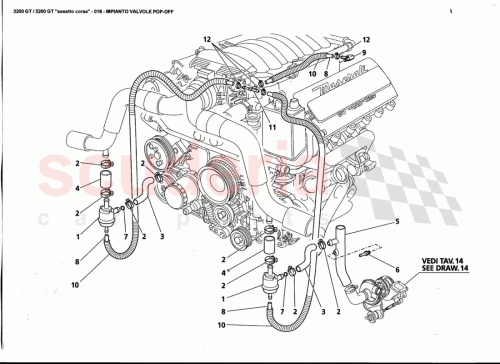 Part Diagram for Maserati 382000490