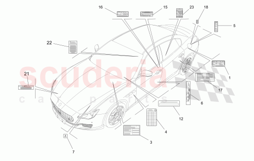 Part Diagram for Maserati 675000230