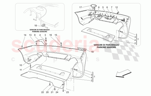 Part Diagram for Maserati 14305324
