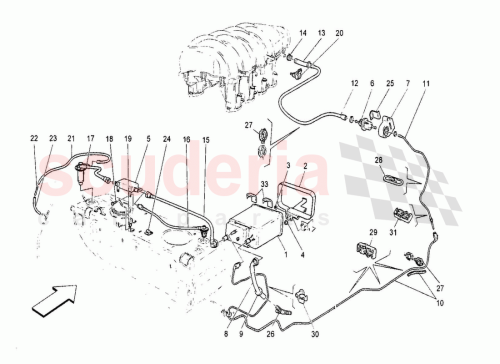 Part Diagram for Maserati 204955