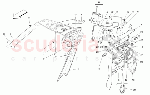 Part Diagram for Maserati 88642624