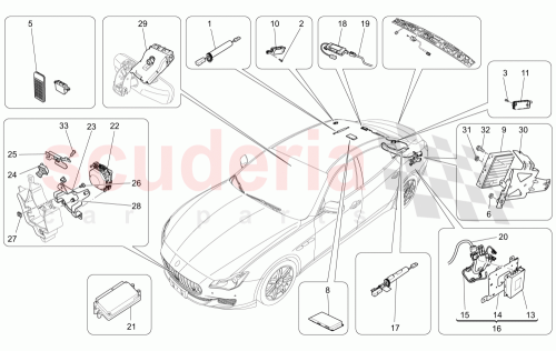 Part Diagram for Maserati 670100069
