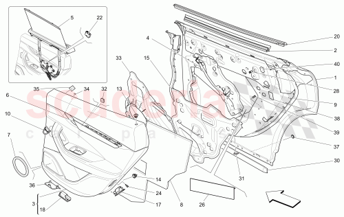Part Diagram for Maserati 670034352