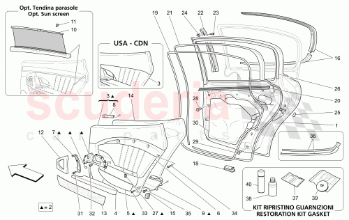 Part Diagram for Maserati 67874600