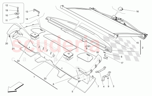 Part Diagram for Maserati 670011548