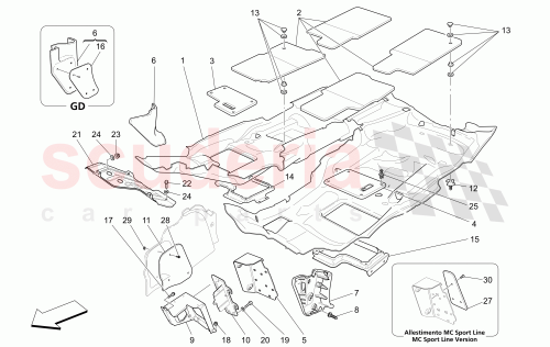 Part Diagram for Maserati 67267900
