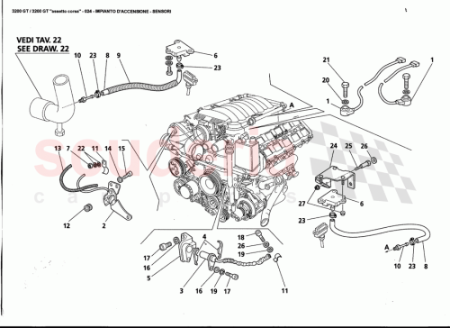 Part Diagram for Maserati 585089700