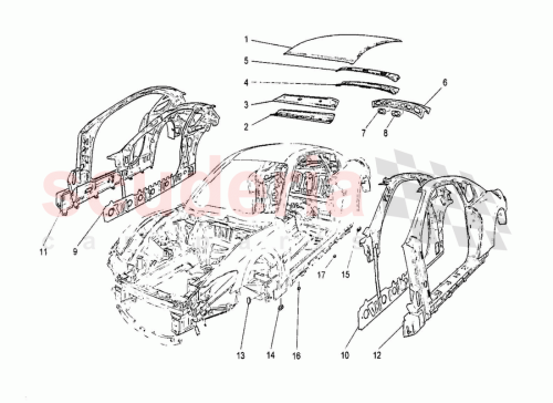Part Diagram for Maserati 80378100