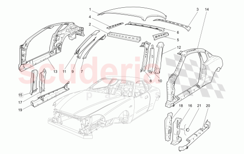 Part Diagram for Maserati 980138009