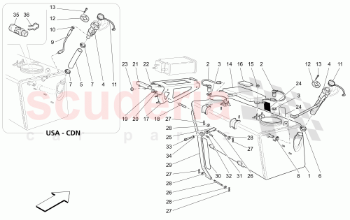 Part Diagram for Maserati 193835