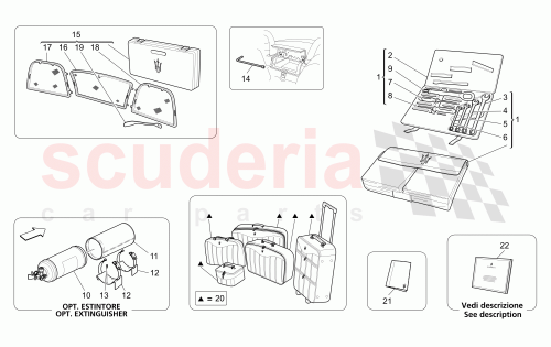 Part Diagram for Maserati 68685000