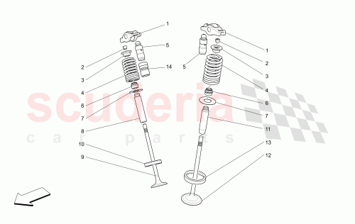 Part Diagram for Maserati 275537