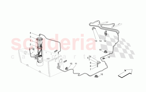 Part Diagram for Maserati 190410