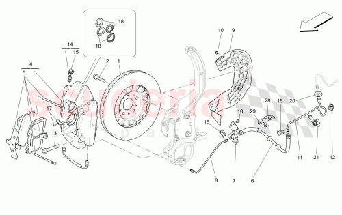 Part Diagram for Maserati 670032734