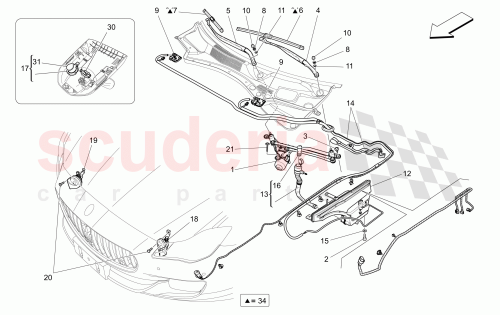 Part Diagram for Maserati 675000651
