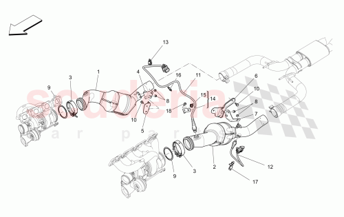 Part Diagram for Maserati 670002259