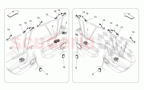 Part Diagram for Maserati 670104186