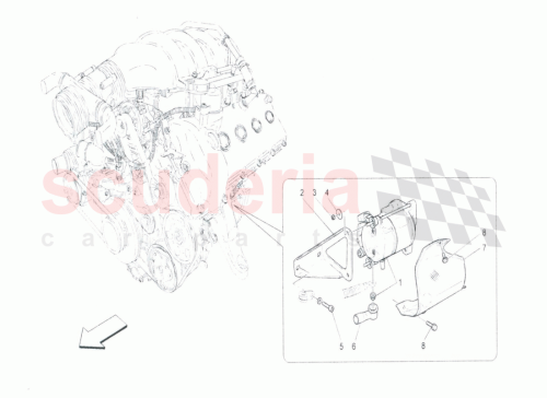 Part Diagram for Maserati 225459