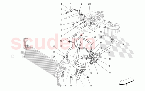 Part Diagram for Maserati 670005352