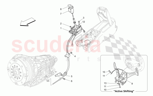 Part Diagram for Maserati 80050297