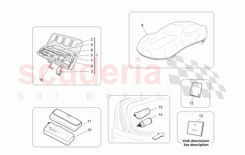 Part Diagram for Maserati 87245200