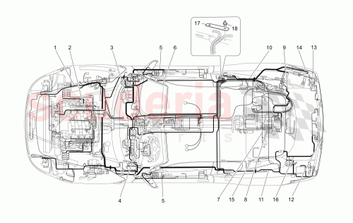 Part Diagram for Maserati 184936