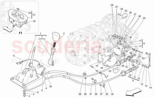 Part Diagram for Maserati 980001110