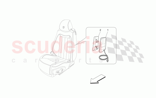 Part Diagram for Maserati 82445900
