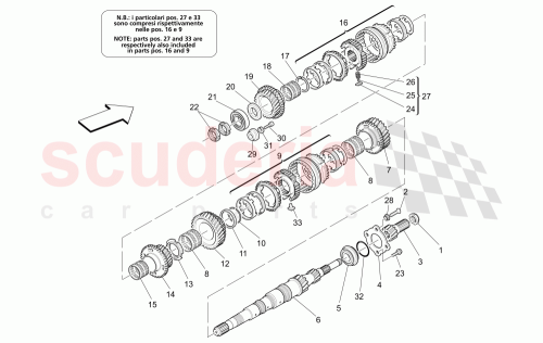 Part Diagram for Maserati 13839224