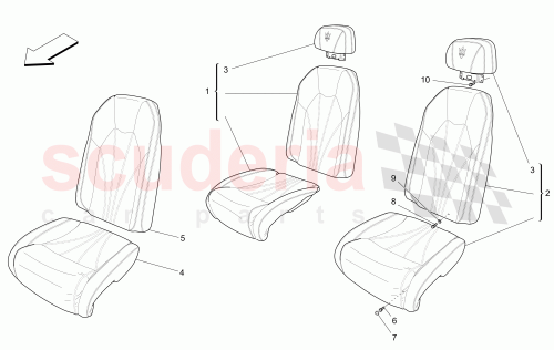 Part Diagram for Maserati 959724200
