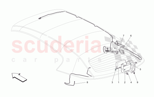 Part Diagram for Maserati 83086100