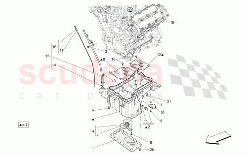 Part Diagram for Maserati 46328396