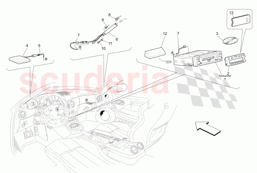 Part Diagram for Maserati 980138292