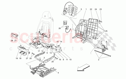 Part Diagram for Maserati 980145088