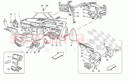 Part Diagram for Maserati 68700200