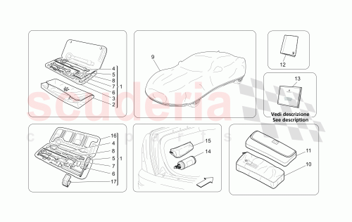 Part Diagram for Maserati 82607200