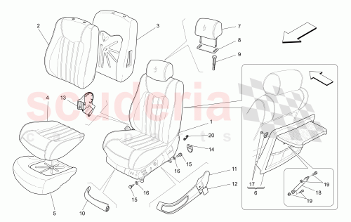 Part Diagram for Maserati 981314224