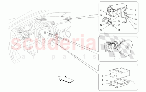Part Diagram for Maserati 81270200