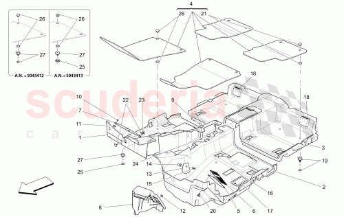 Part Diagram for Maserati 673002586