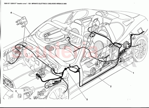 Part Diagram for Maserati 383010158