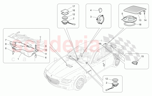 Part Diagram for Maserati 81459528