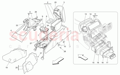 Part Diagram for Maserati 981307607